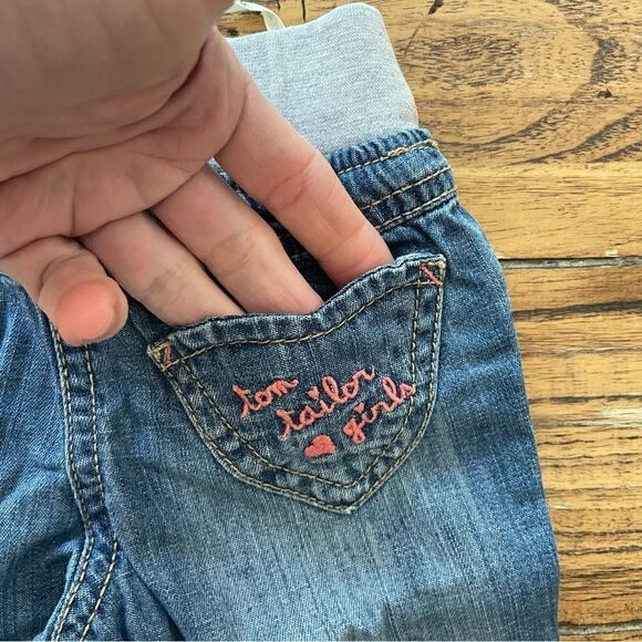 Tom Tailor Baby Girl Wide Leg Jeans Size 3 Months with Pockets - Picture 6 of 7